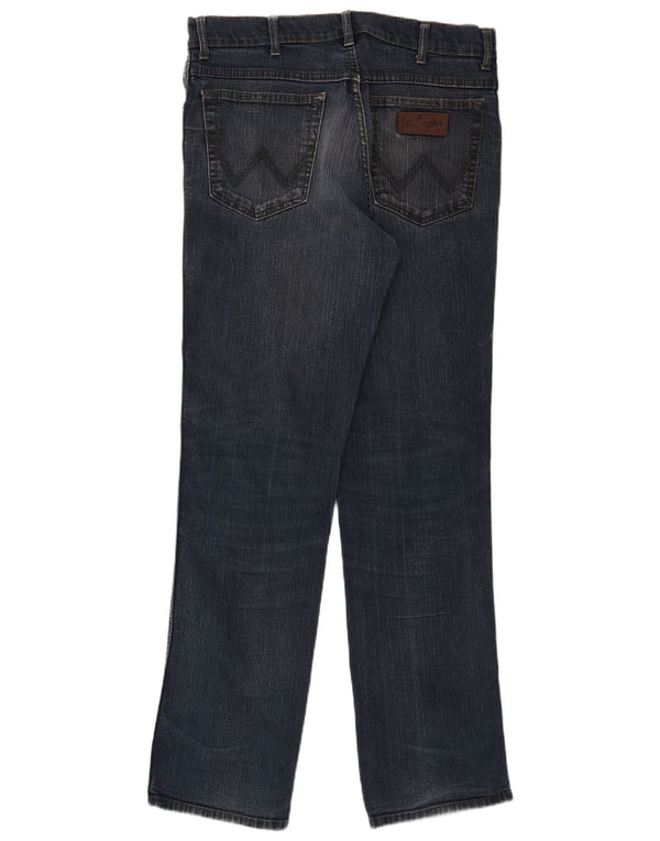 Мужские прямые джинсы Wrangler Texas Stretch W34 L34, темно-синий хлопок