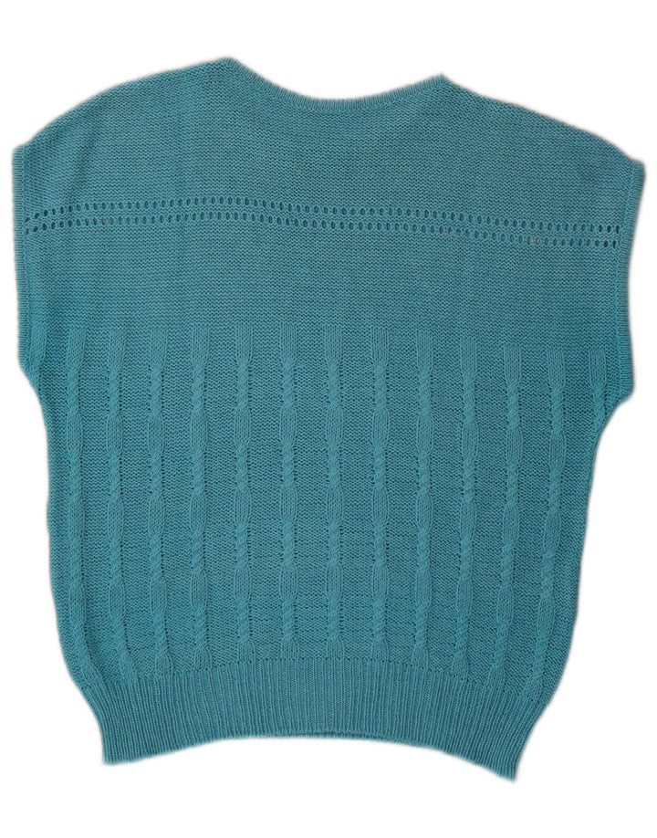 Винтажная женская майка-майка IT 48 XL, синяя