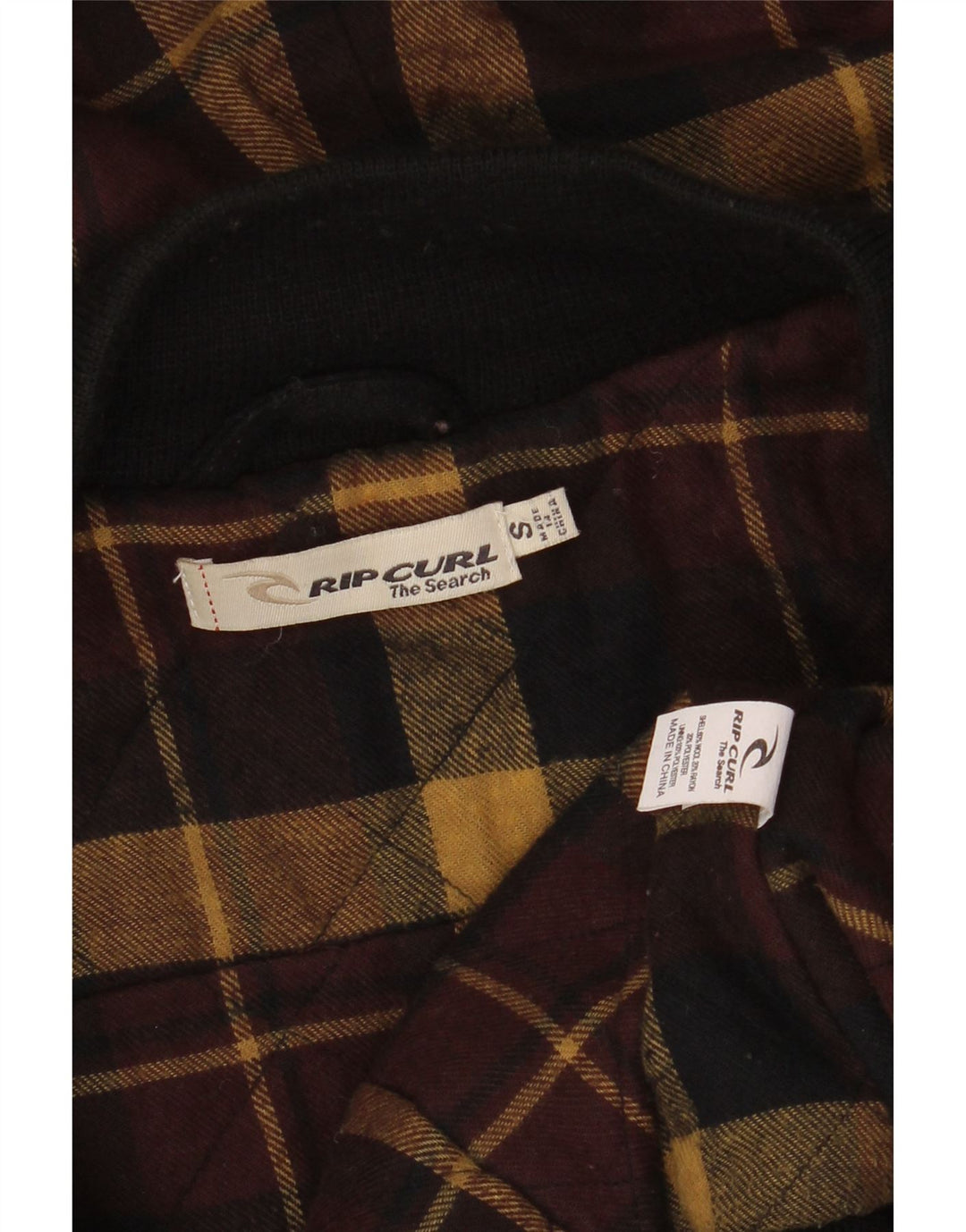 RIP CURL Женская ветровка с капюшоном UK 10, маленькая черная шерсть