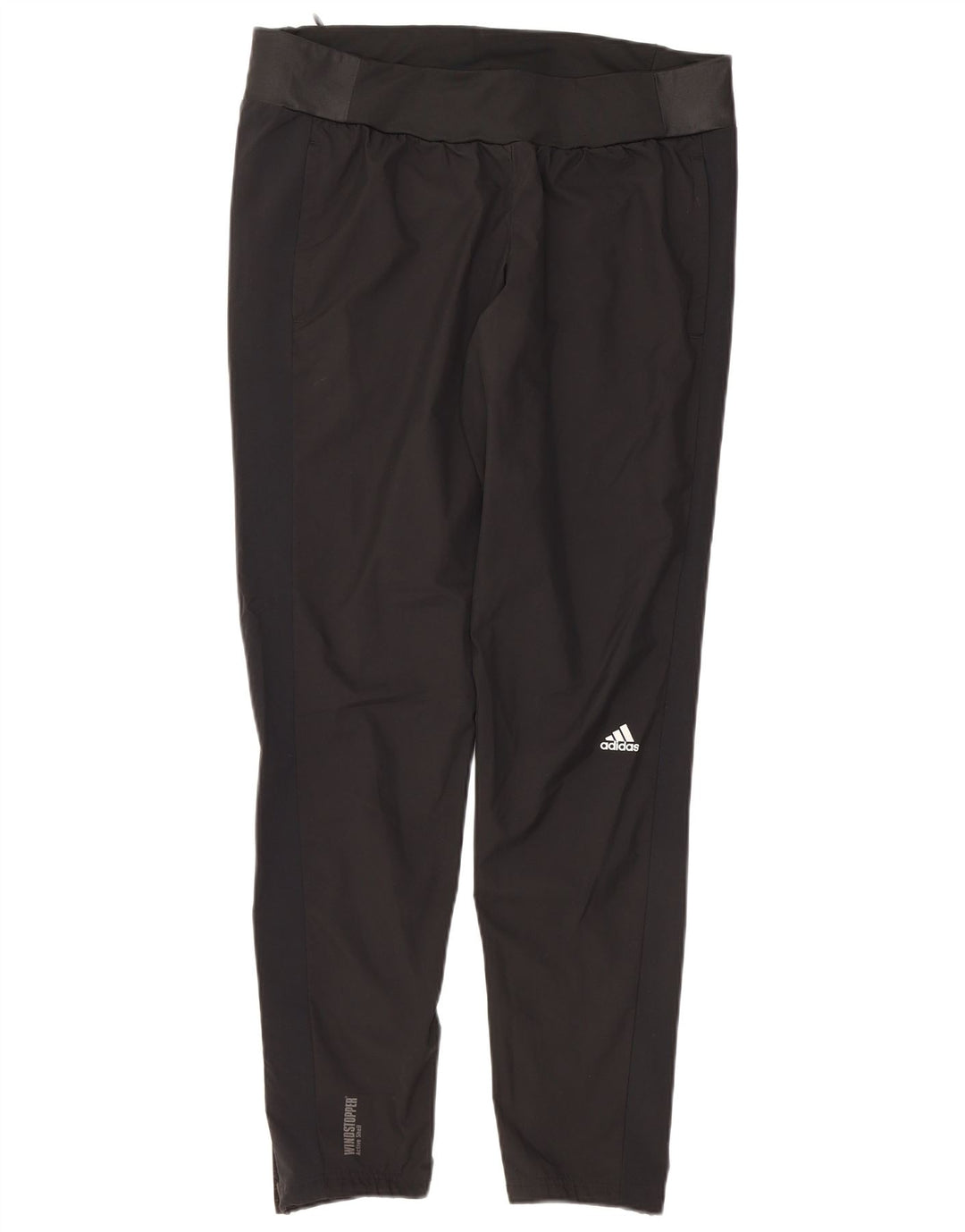 ADIDAS Womens Supernova Tracksuit Trousers UK 12/14 Medium Black Polyester