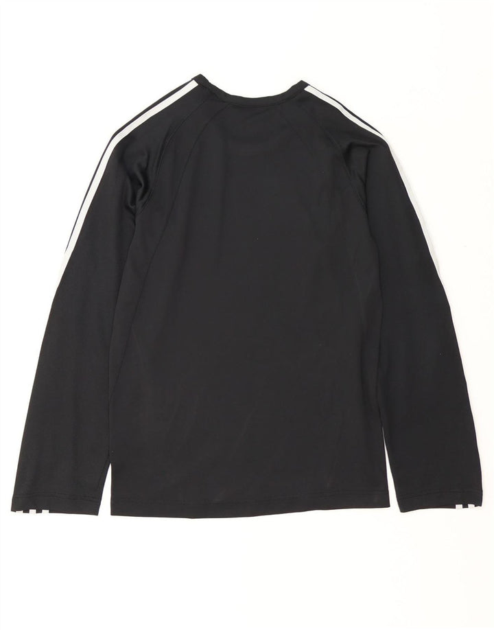 Мужской топ Adidas с длинным рукавом XS, черный полиэстер