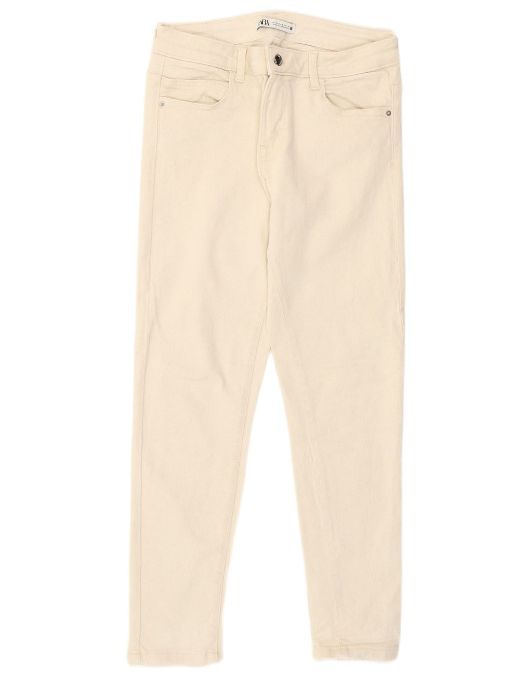 Женские джинсы скинни Zara EU 40 Medium W30 L27 Бежевые