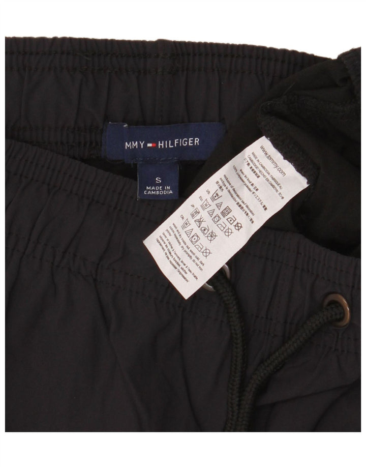 Мужские спортивные шорты с рисунком Tommy Hilfiger, маленькие черные из полиэстера