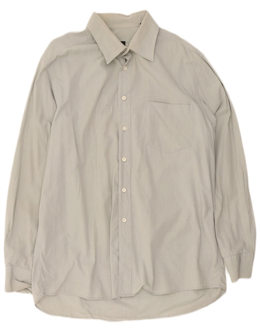 Мужская рубашка Hugo Boss, размер 17 1/2 44 XL, серая