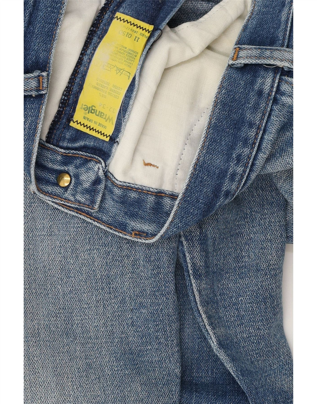 Мужские прямые джинсы Wrangler W32 L27, синий хлопок