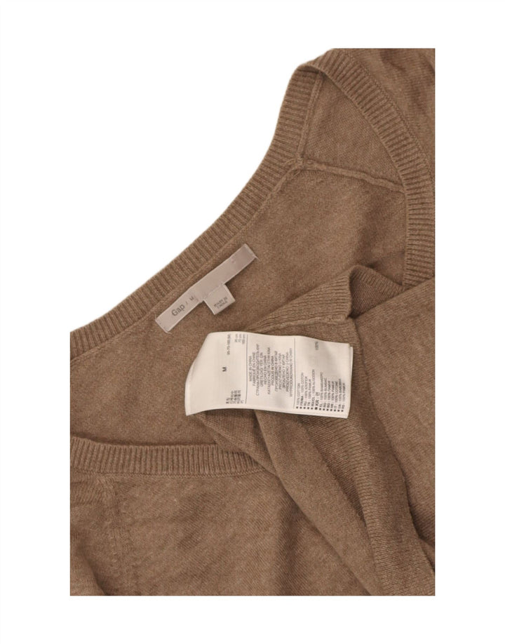 Женский кардиган Gap UK 12, хлопковый средний коричневый цвет