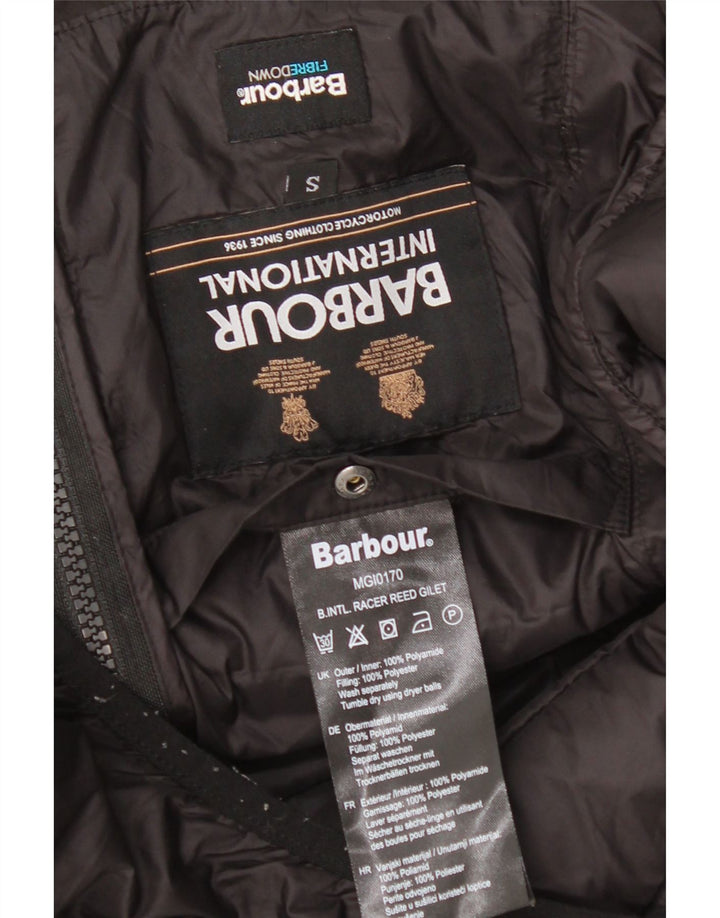 Мужской утепленный жилет Barbour UK 36, маленький черный из полиамида