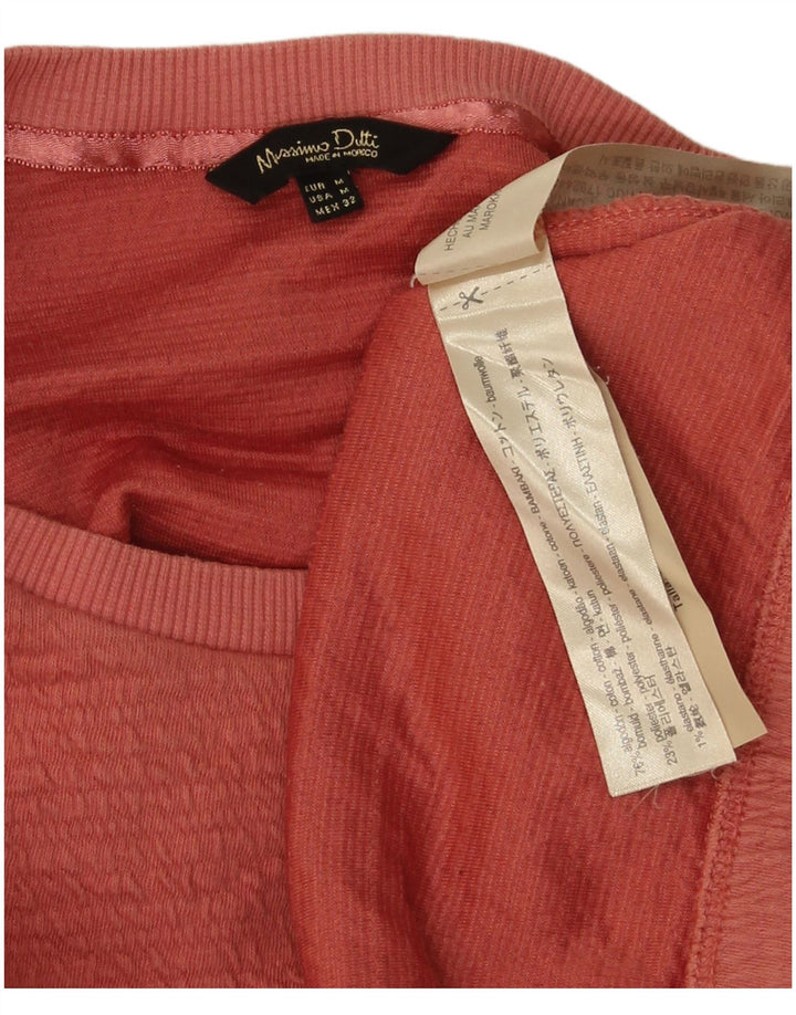 Женский свитер Massimo Dutti UK 14, средний оранжевый хлопок