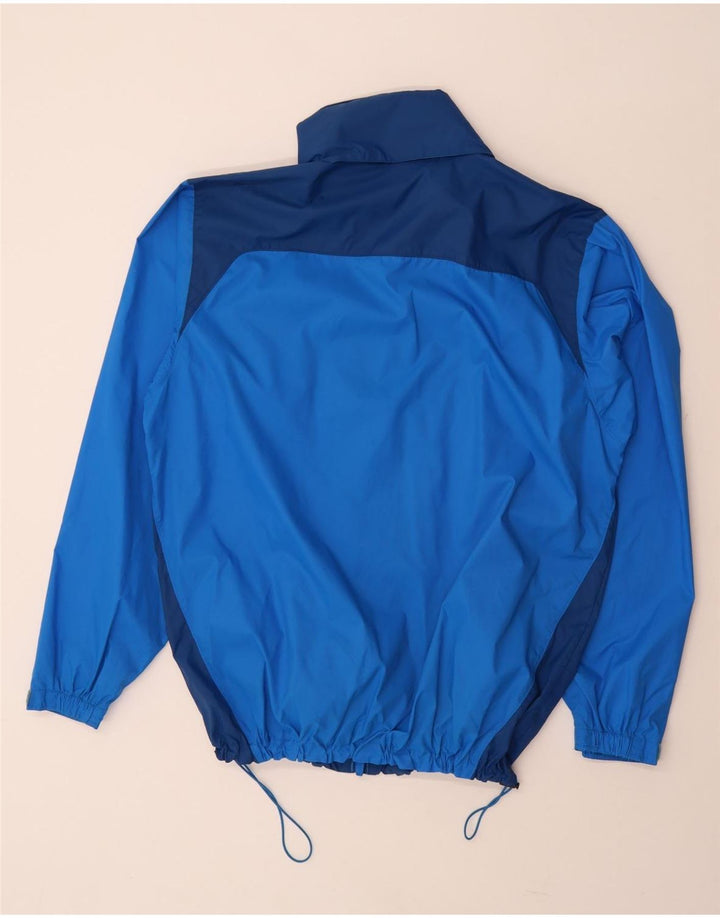 Мужская дождевик COLUMBIA UK 40, большой синий нейлон с цветными блоками