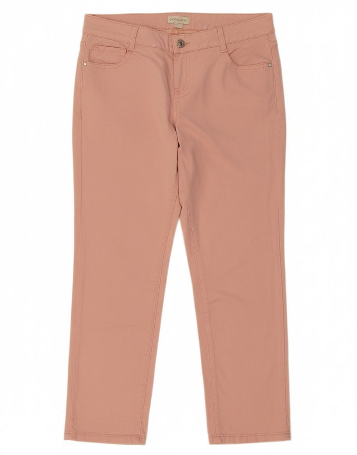 MONSOON Womens Cropped Jeans UK 12 Medium W32 L25 Pink Cotton