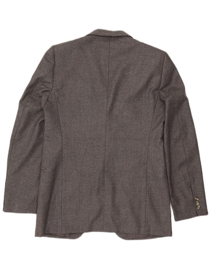 Мужской пиджак Cerruti 1881 на двух пуговицах UK 42 XL, серая шерсть