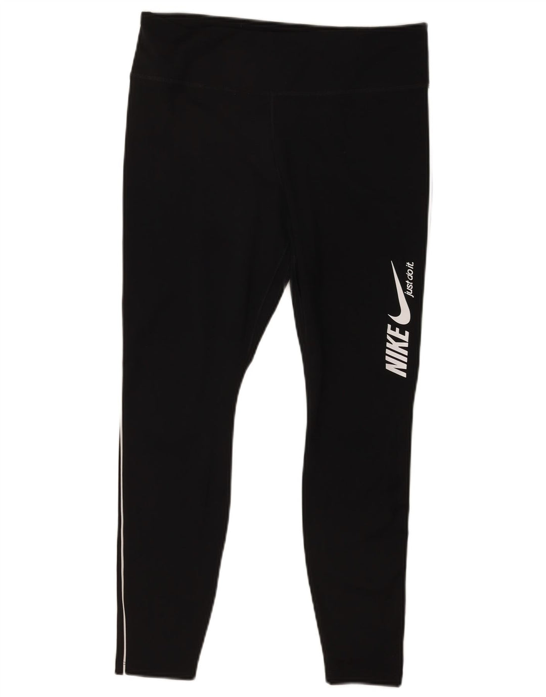 Женские леггинсы с рисунком Nike UK 14, большие черные полиэстер