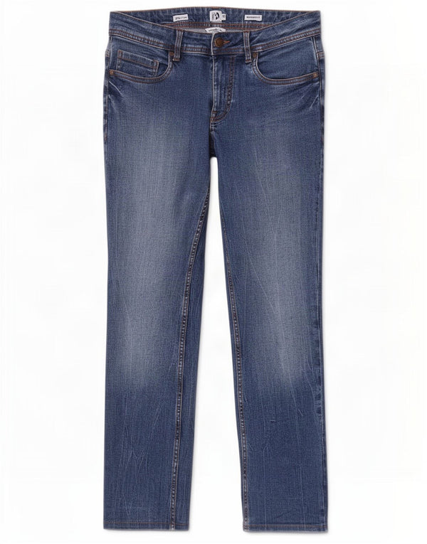 Мужские прямые джинсы Dack's Regular Fit IT 46 Small W30 L30 Синий хлопок