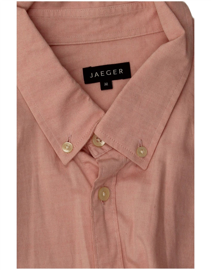 Мужская рубашка Jaeger из хлопка среднего розового цвета