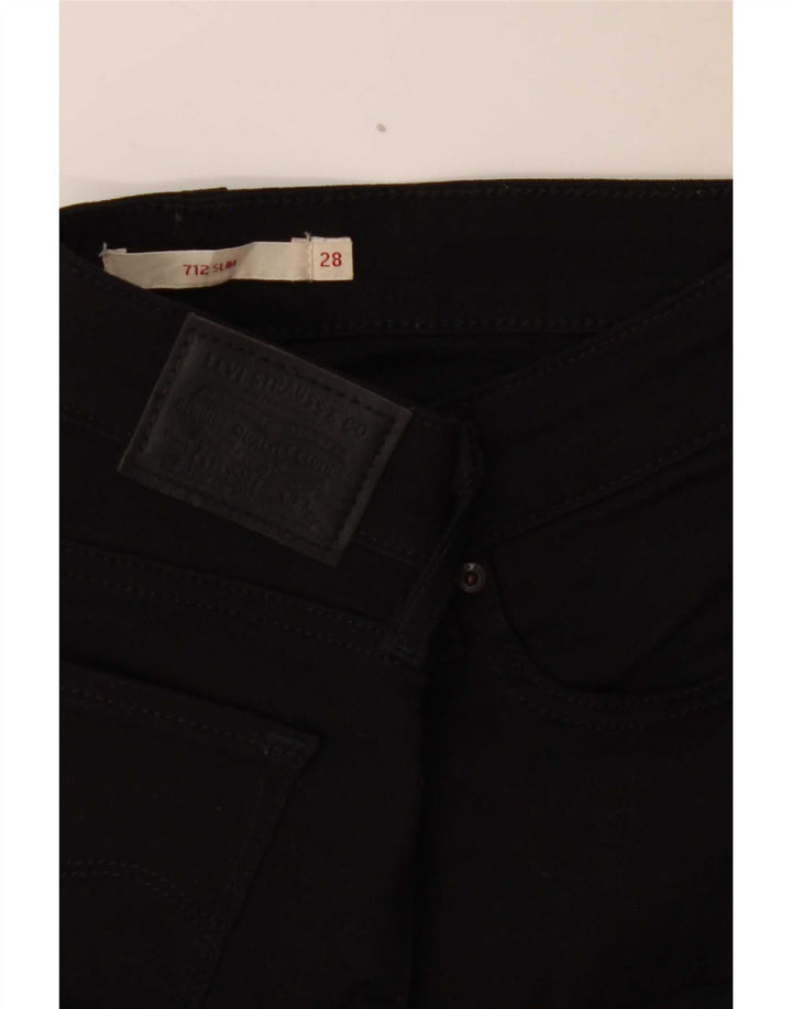 Женские джинсы Levi's 712 Slim W28 L26 черные