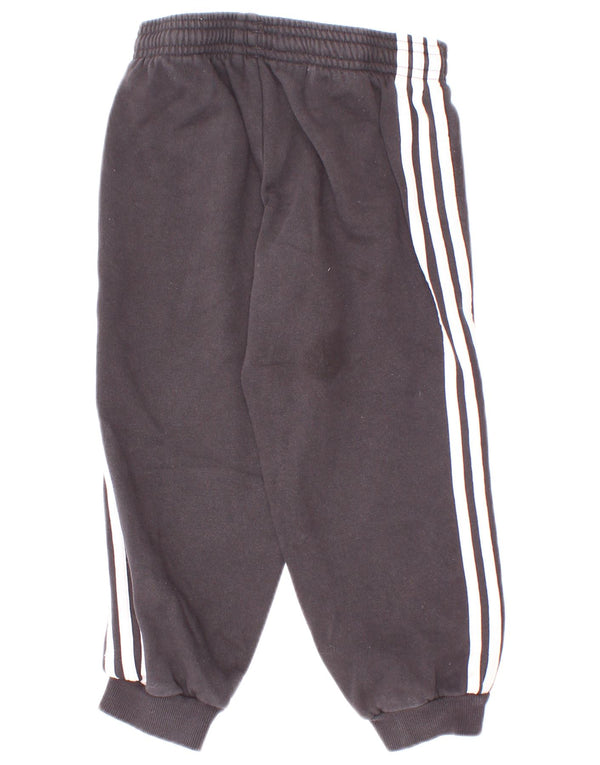 Спортивный костюм Adidas для мальчиков, брюки для бега, 3-4 года, черный хлопок