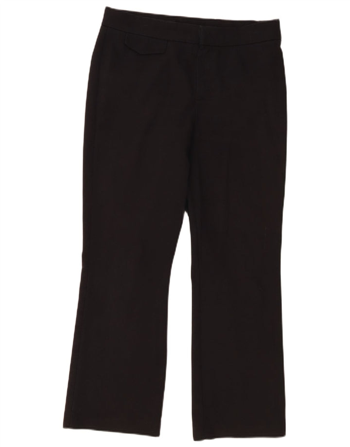 Женские укороченные брюки Zara Bootcut Medium W28 L25, черные хлопковые