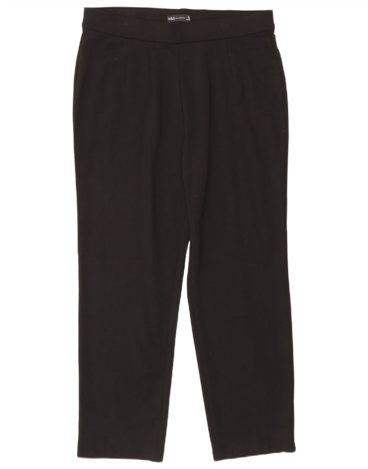 Женские леггинсы Marks & Spencer UK 16, большие, черные, вискоза