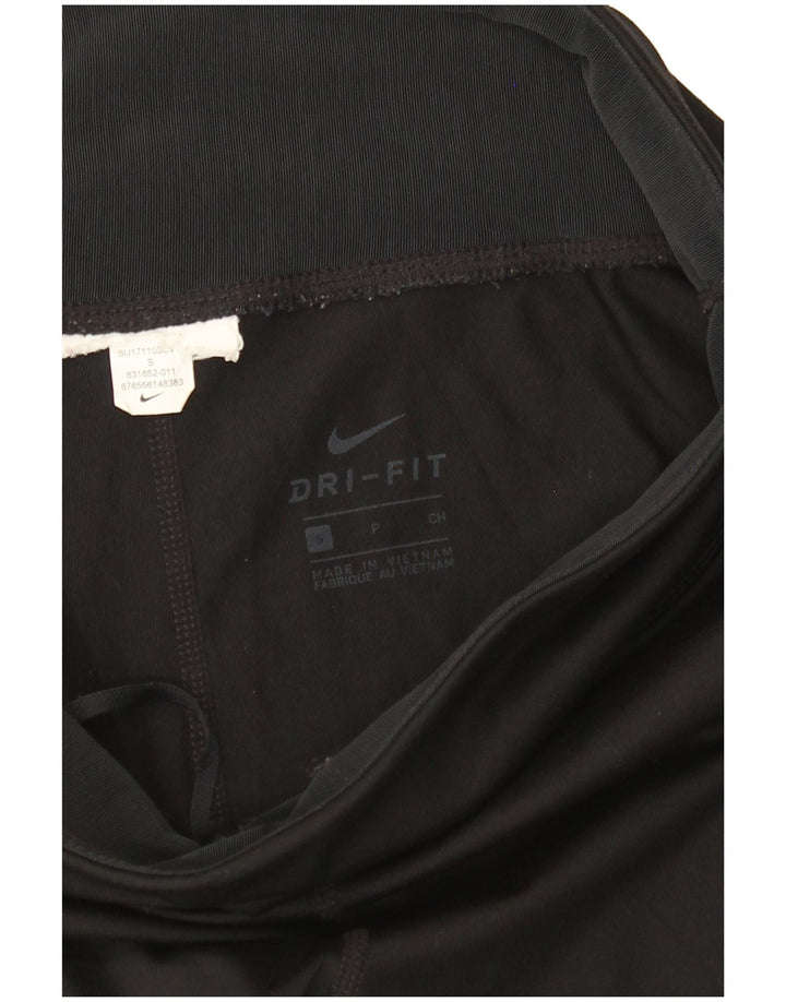 Женские леггинсы-капри Nike Dri Fit UK 8, маленькие черные