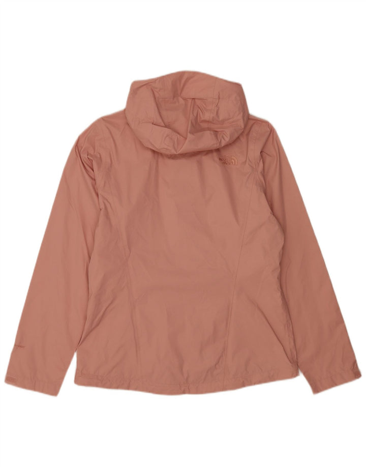 Женская дождевик с капюшоном The North Face UK 14, нейлон среднего розового цвета