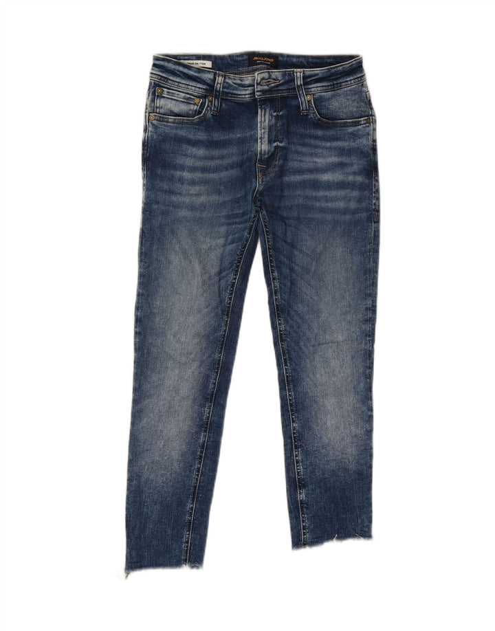 Женские узкие джинсы Jack & Jones W28 L23, синие, хлопок