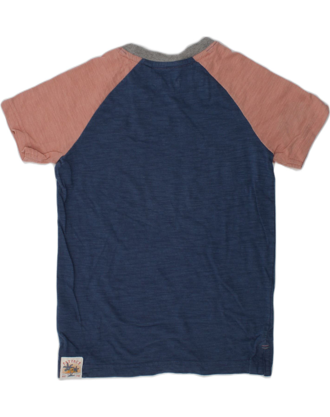 FAT FACE Girls T-Shirt Top 6-7 Years Blue Cotton | Vintage Fat Face | Thrift | Second-Hand Fat Face | Used Clothing | Messina Hembry 