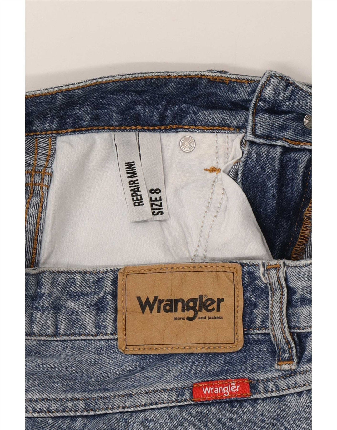 Женская джинсовая юбка Wrangler, Великобритания, 8, маленькая, W27, синяя