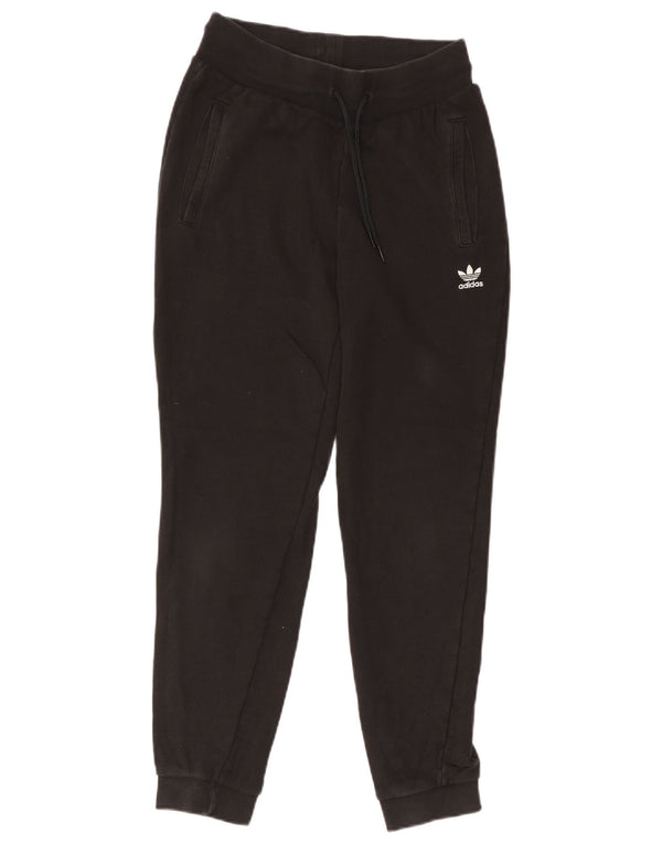 Женские спортивные брюки Adidas Joggers UK 10, маленькие черные хлопковые