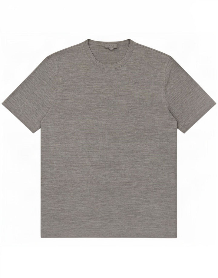 Cos Мужская футболка Top Medium Grey Flecked Silk