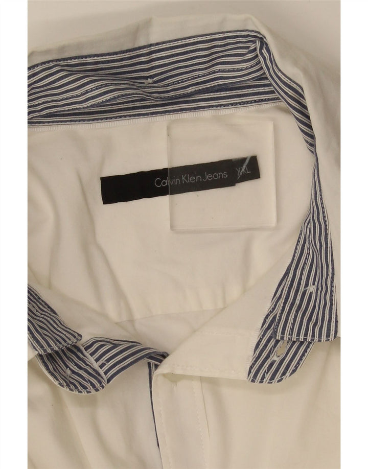 Мужская рубашка Calvin Klein Jeans 2XL белая