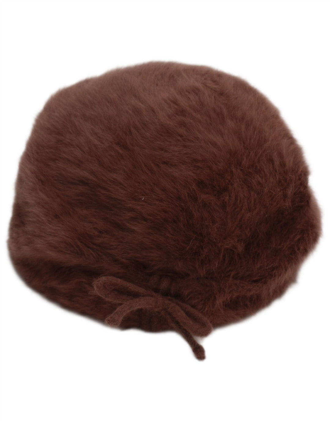 Женская шапка-бини из искусственного меха Kangol среднего коричневого цвета