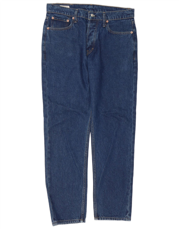 Мужские прямые джинсы Levi's 501 W32 L30 синие, хлопок