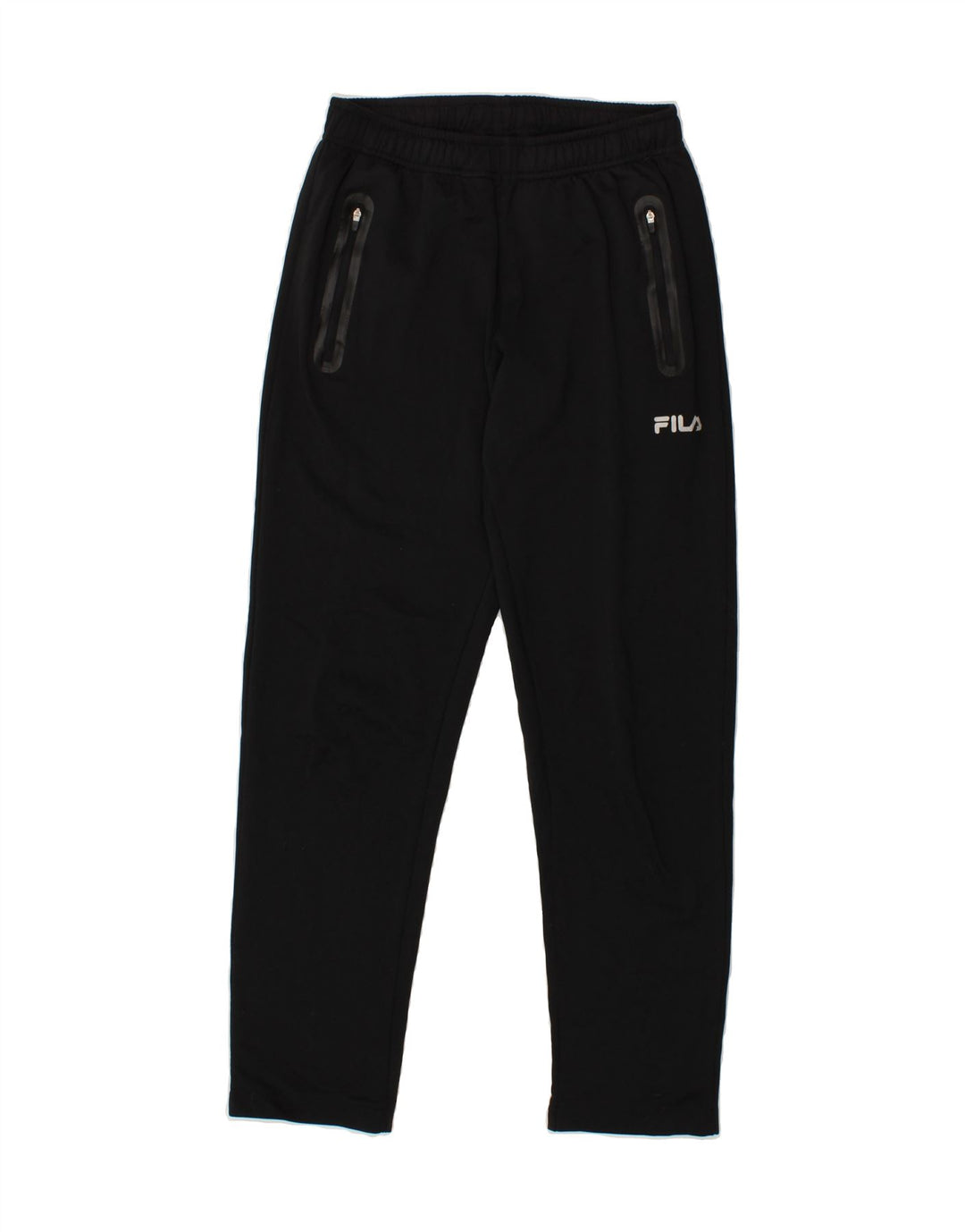 FILA Mens Tracksuit Trousers XS Black Polyester Vintage Fila and Second-Hand Fila from Messina Hembry 