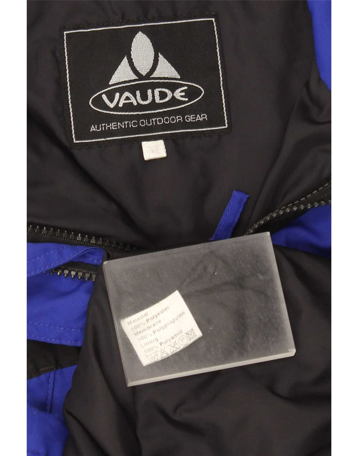 Мужская ветровка Vaude UK 38, средний синий полиэстер с цветными блоками