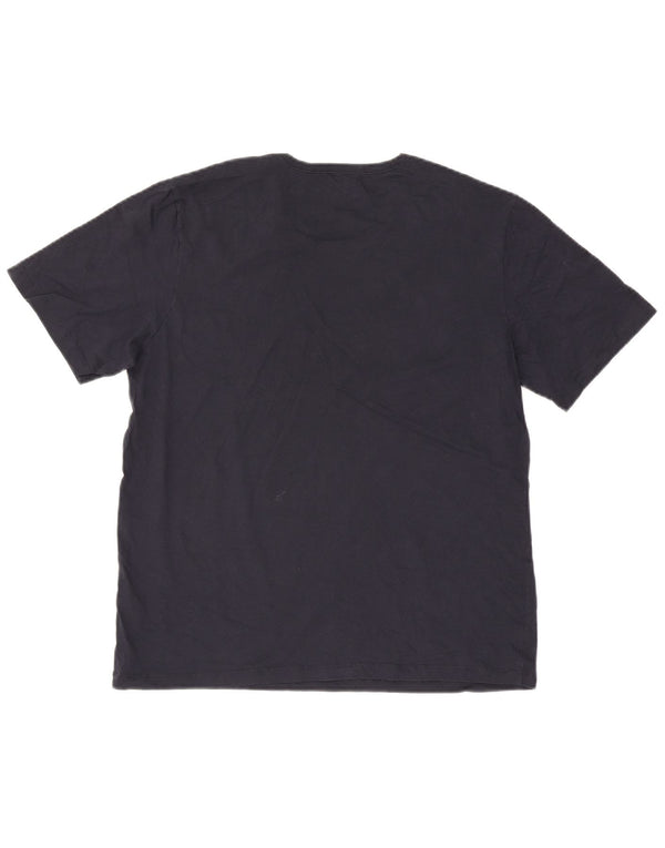 Мужская футболка Hugo Boss Top XL Темно-синяя, хлопок