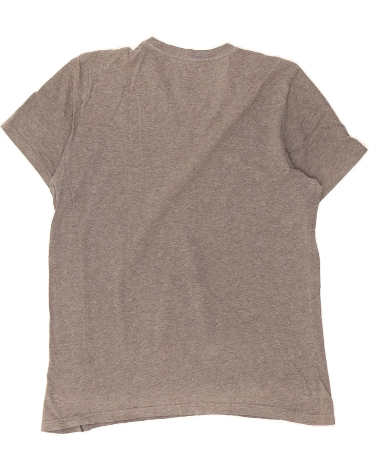 ADIDAS Womens T-Shirt Top UK 14 Medium Grey Cotton Vintage Adidas and Second-Hand Adidas from Messina Hembry 