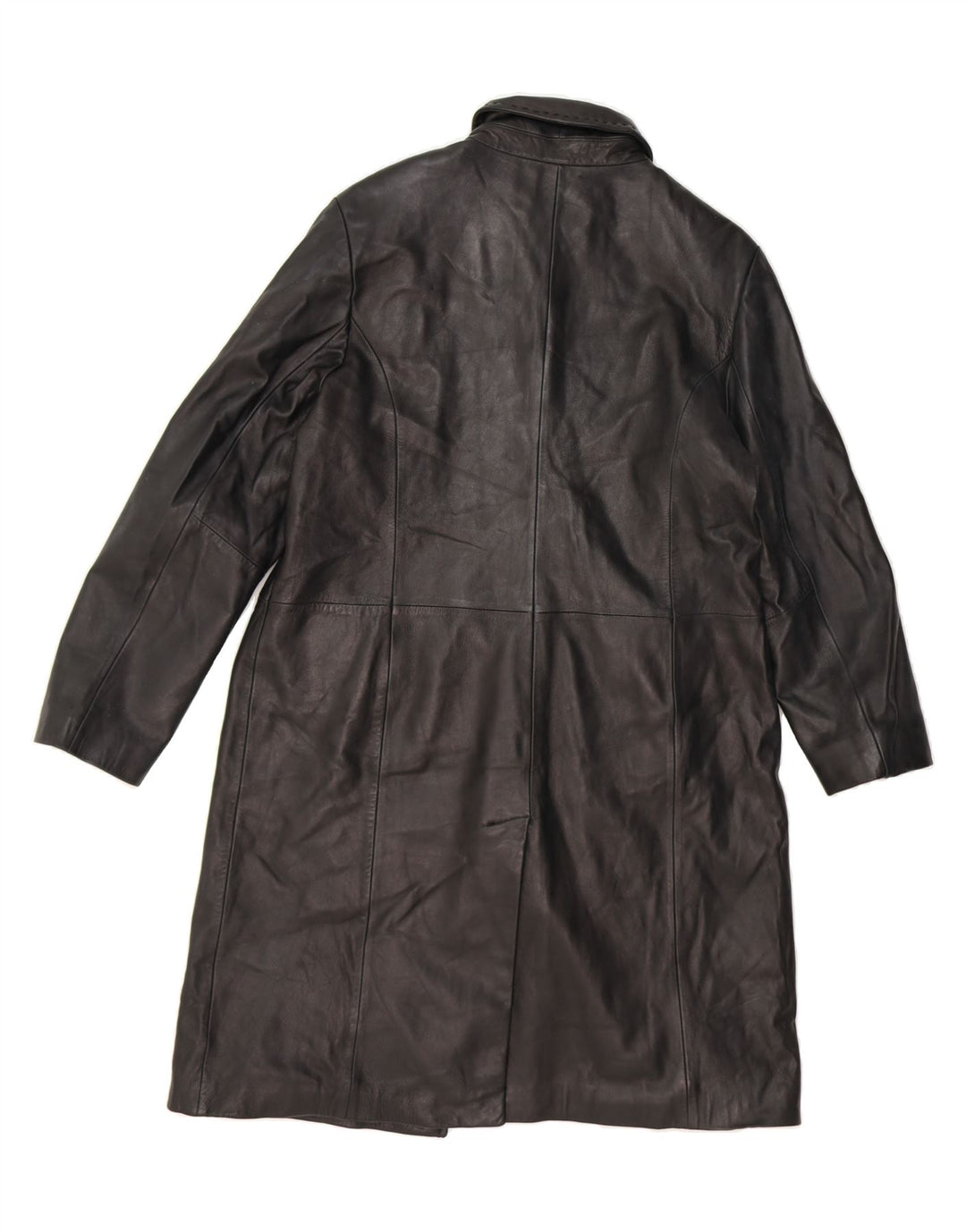 J. TAYLOR Womens Leather Coat UK 18 XL Black Leather Vintage J. Taylor and Second-Hand J. Taylor from Messina Hembry 