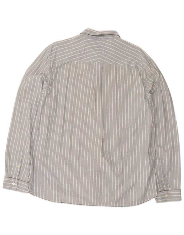 Мужская рубашка классического кроя White Stuff 2XL, синяя хлопковая полоска