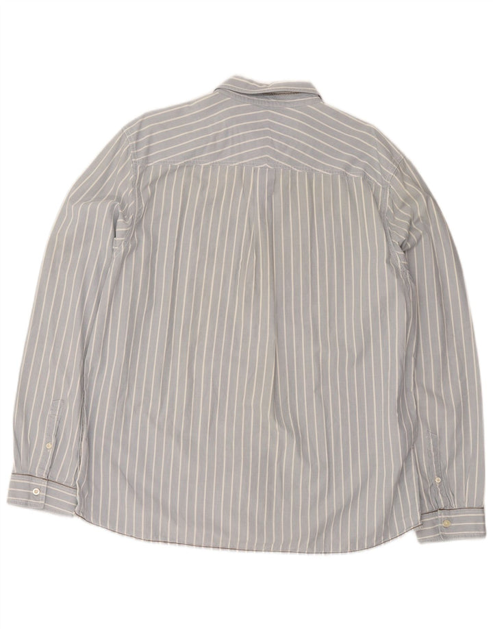 Мужская рубашка классического кроя White Stuff 2XL, синяя хлопковая полоска