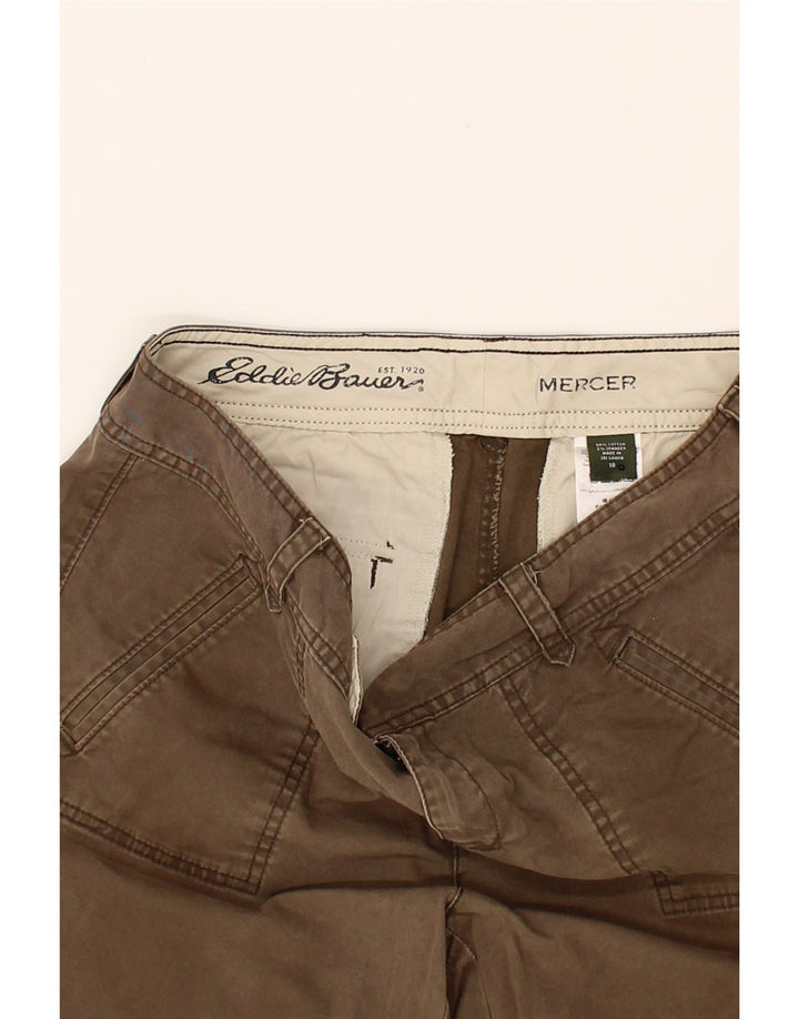EDDIE BAUER Womens Chino Shorts US 10 Large W32  Grey Cotton Vintage Eddie Bauer and Second-Hand Eddie Bauer from Messina Hembry 