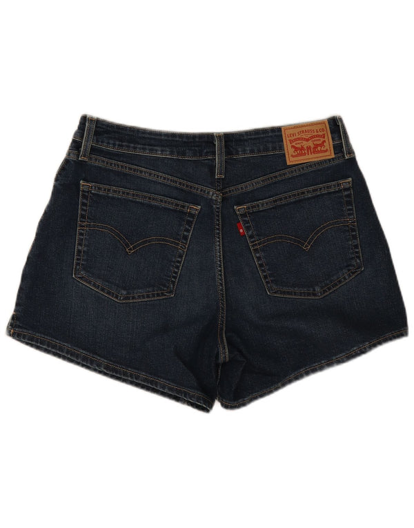 Женские джинсовые шорты Levi's W30, хлопковые, среднего синего цвета