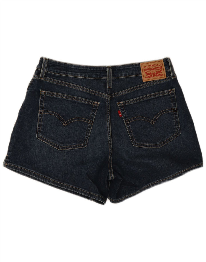 Женские джинсовые шорты Levi's W30, хлопковые, среднего синего цвета