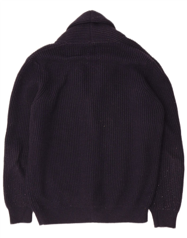 Мужской кардиган Zara, средний темно-синий