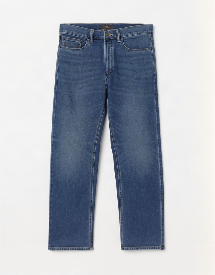 Мужские прямые джинсы Marks & Spencer W32 L29 синие, хлопок
