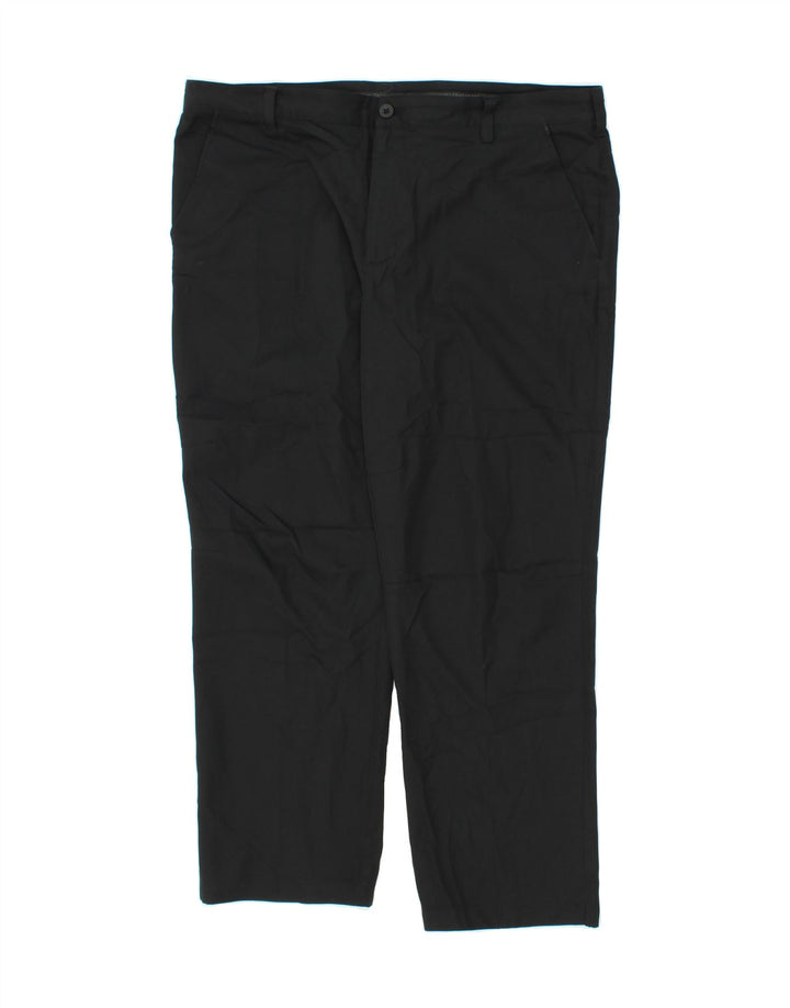 IZOD Mens Golf Slim Chino Trousers W40 L30 Black Polyester Vintage Izod and Second-Hand Izod from Messina Hembry 