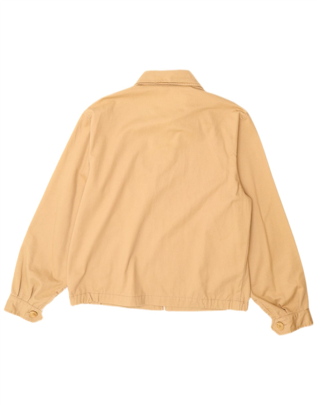 Мужская куртка-бомбер Benetton UK 38 средний бежевый хлопок