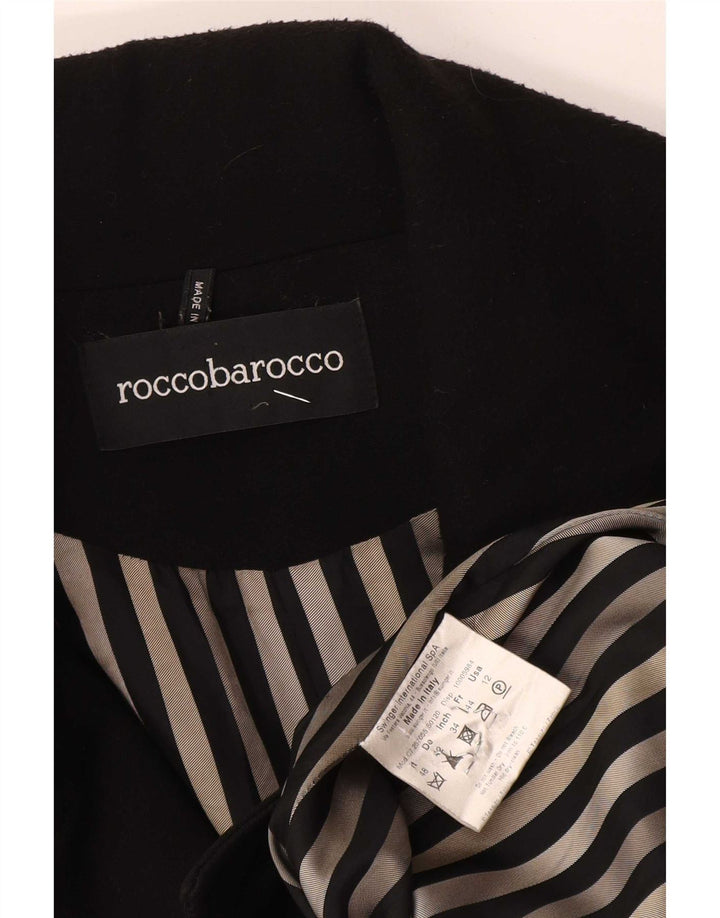 Roccobarocco Женское пальто IT 48 XL Черный Полиэстер