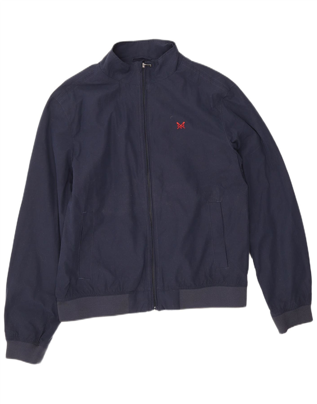 Мужская куртка-бомбер Crew Clothing UK 36, маленький темно-синий полиэстер