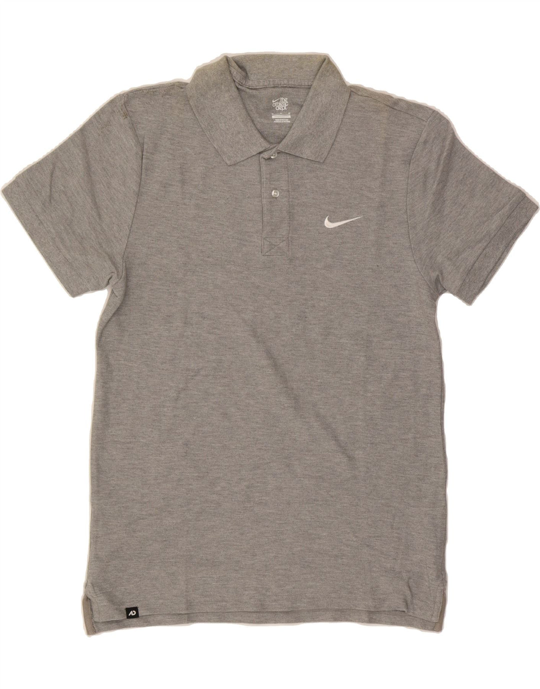 NIKE Mens Polo Shirt Medium Grey Cotton Vintage Nike and Second-Hand Nike from Messina Hembry 