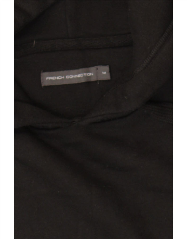 FRENCH CONNECTION Mens Hoodie Jumper Medium Black Cotton Vintage French Connection and Second-Hand French Connection from Messina Hembry 